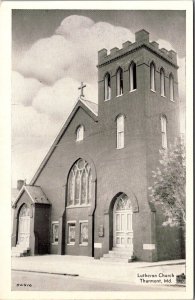 View of Lutheran Church, Thurmont MD Vintage Postcard O59