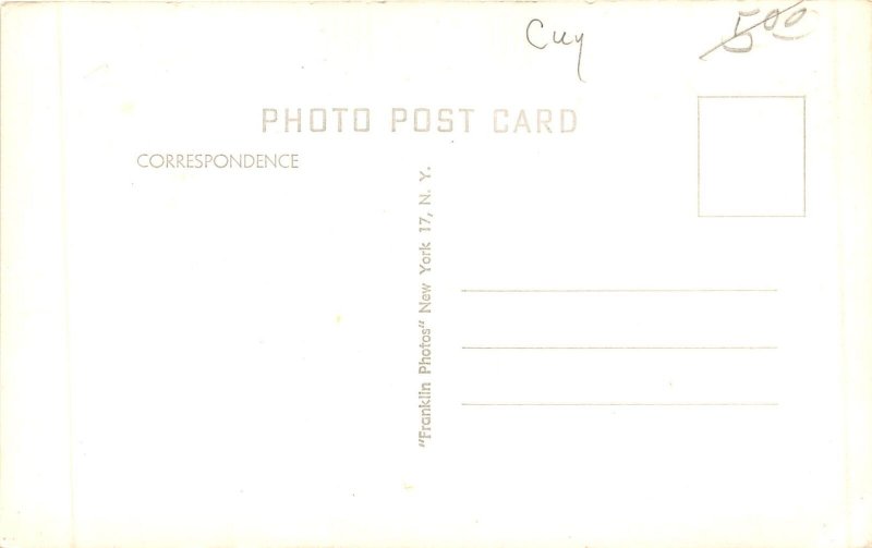 Cleveland Ohio 1950s RPPC Real Photo Postcard Egyptian Mummy Western Reserve
