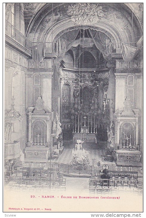 NANCY, Eglise de Bonsecours, Interieur, Meurthe et Moselle, France, 00-10s