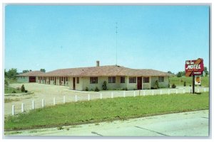 c1950's Wil-Ton Motel South Bend Indiana IN Vintage Unposted Postcard