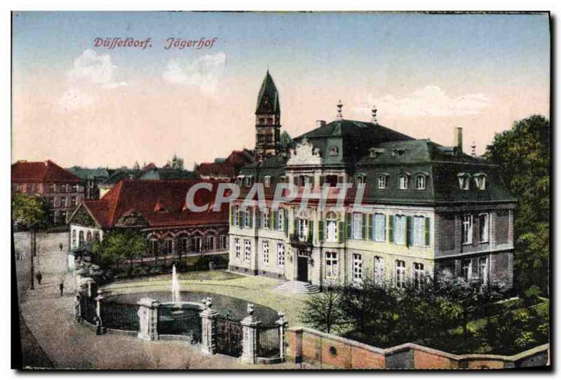 Old Postcard Dusseldorf Jagerhof