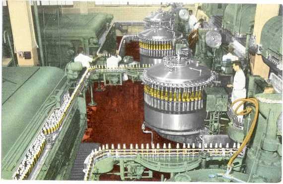 Bottling Process, Miller Brewing Company, Milwaukee, Wisconsin, WI, Chrome