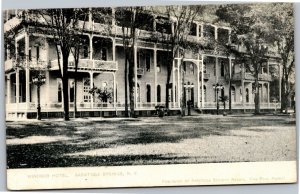 Postcard NY Saratoga Springs Windsor Hotel