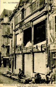 France - Verdun, WWI. Bombardment of New Galeries