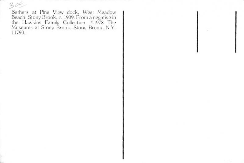 Bathers at Pine View Dock - Stony Brook, New York