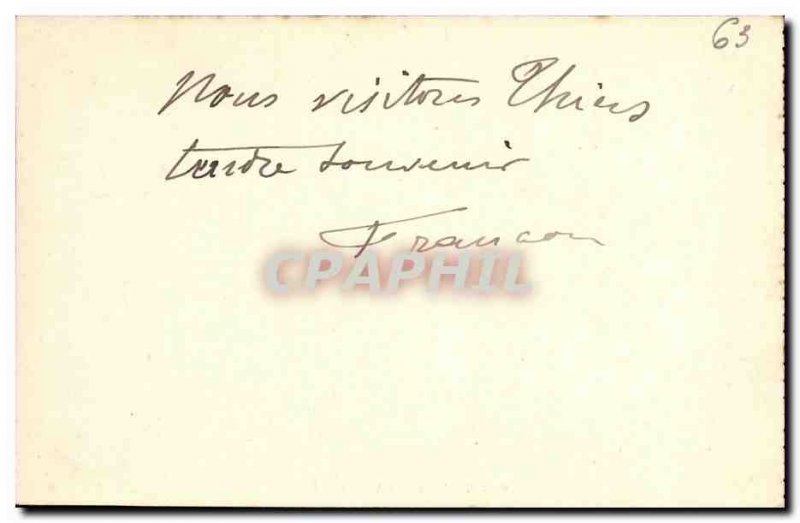 Old Postcard Thiers Vue Generale