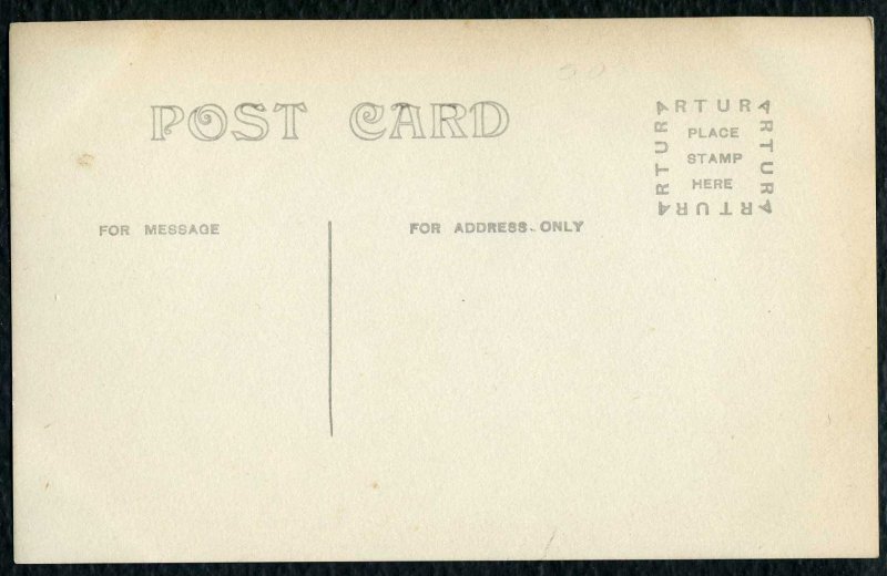 Halloween Clowns (sisters?) RPPC