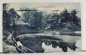 South Omaha Nebraska Syndicate Park 1908 to Council Bluffs Postcard L19