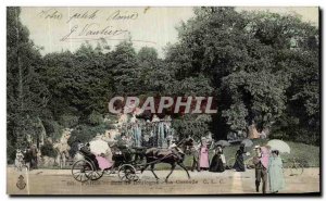 Old Postcard Paris Bois de Boulogne La Cascade