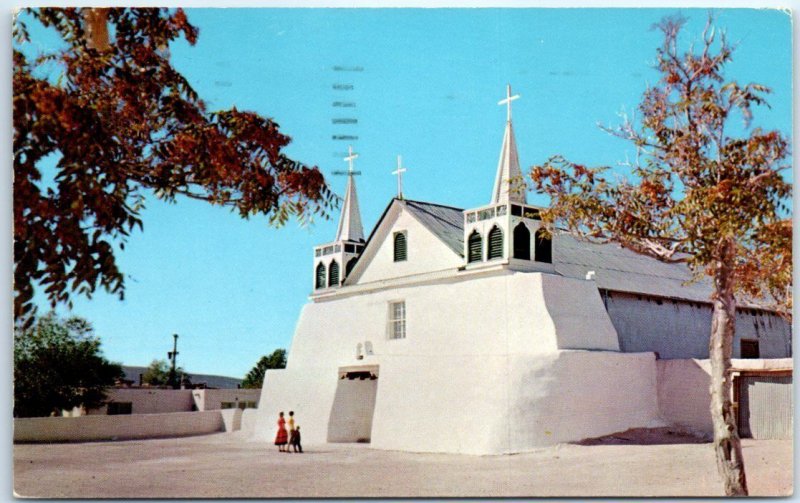 M-55407 Old Mission Church At Isleta Pueblo Albuquerque