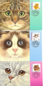 Cats Lot of four (4)  Finland Maximum cards issued 4 May 2006