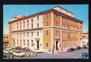 Tucson, Arizona/AZ Postcard, US Post Office & Federal Building, 1950's Cars