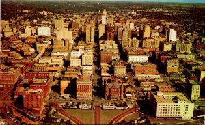 Texas Dallas Aerial View Downtown