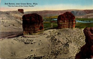 Wyoming Red Buttes Near Green River 1920