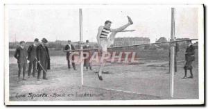 Old Postcard Athletics Sports High Jump