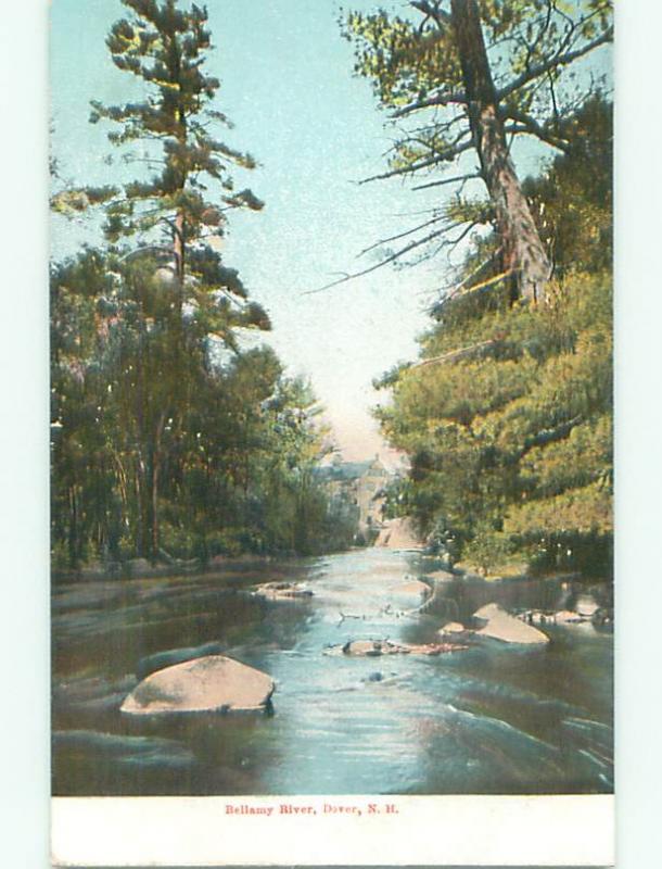 Unused Pre-1907 BELLAMY RIVER Dover New Hampshire NH n5688