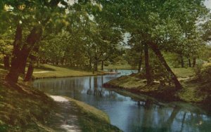 Deering Oaks Peaceful Scene In Portland City Park Portland Maine ME Postcard