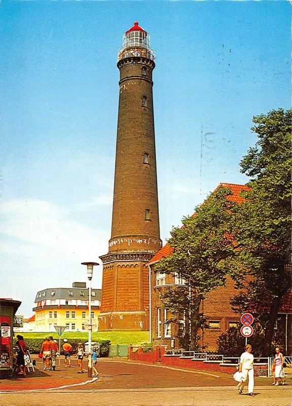BR87962 borkum neuer leuchtturm lighthouse phare germany