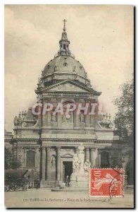 Old Postcard Paris Sorbonne La Place de la Sorbonne