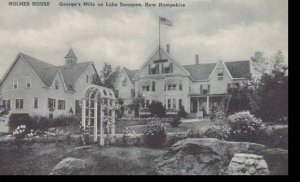 New Hampshire Lake Sunapee Holmes House Albertype