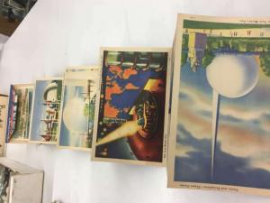 New York Worlds Fair Exhibit Souvenir Folder Antique Postcard K68985