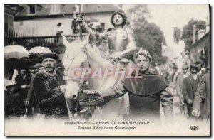 Old Postcard Fetes de Jeanne d & # 39Arc Compiegne