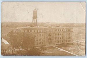 Ames Iowa IA Postcard RPPC Photo Engineering Hall Building c1910's Antique