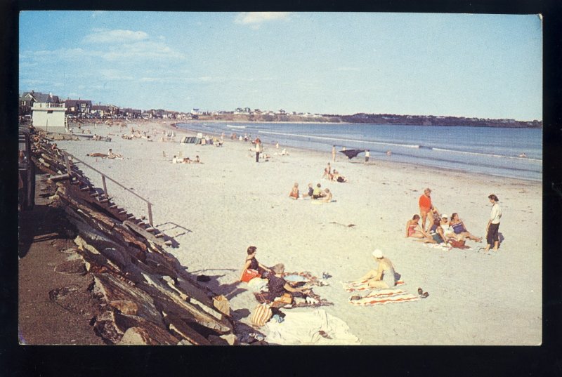 York, Maine/ME Postcard, Long Sands Beach At York Beach