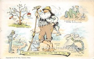 What Some Folks Think Cape Cod is Like - Massachusetts MA Postcard