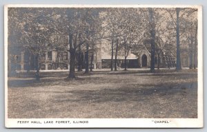 Lake Forest Illinois~Ferry Hall Girls Prep School Academy~Chapel~c1910 RPPC