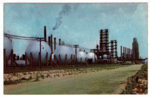 Oil Refinery, Texas, USA - 1970's