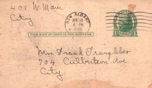 Vintage Postcard Written Letter To Mrs Allen 4/18/45