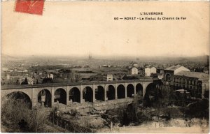 CPA Royat Le Viaduc du Chemin de Fer FRANCE (1289480)