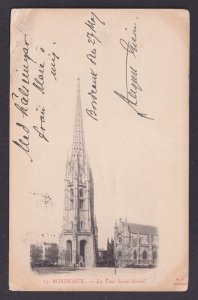 FRANCE, Postcard, Bordeaux, La Tour Saint-Michel