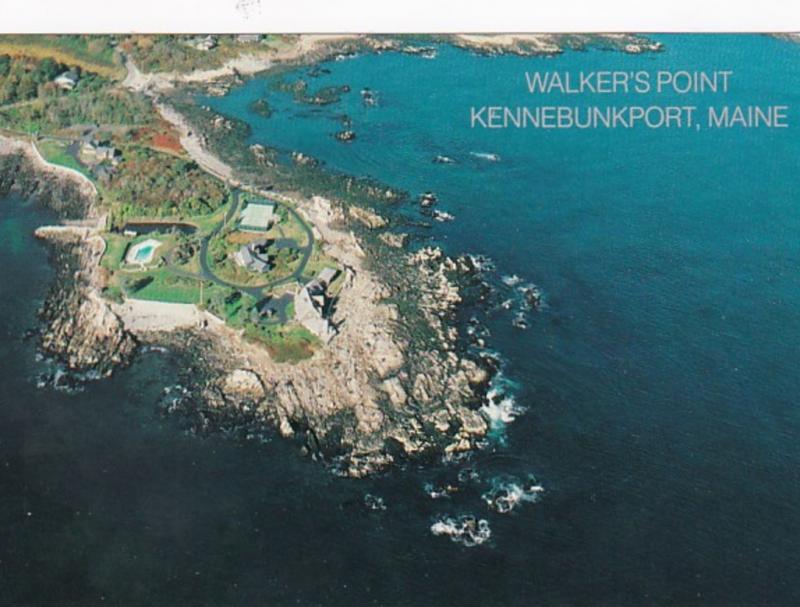 Maine Kennebunkport Aerial View Walker's Point