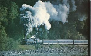 Live Steamer on Canadian National Railway - Shown in the 1970's