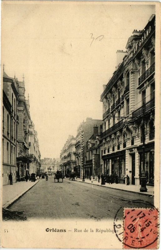 CPA ORLÉANS - Rue de la Republique (241351)