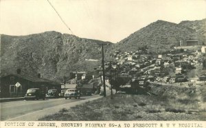 Postcard RPPC Arizona Jerome Highway 89-A Prescott UV Hospital 23-9140