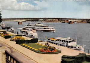 BG33109 bonn rheinpromenade  germany  ship bateaux