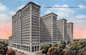 General Motors Building Largest Office Building In World - Detroit, Michigan MI