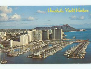 Pre-1980 AERIAL VIEW OF TOWN Honolulu Hawaii HI n3384