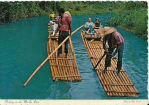 Jamaica Postcard - Rafting On The Martha Brae - Ref TZ2268