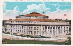 California Stockton Memorial Civic Auditorium