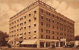 Boise Idaho Owyhee Hotel Street View Antique Postcard K37570 