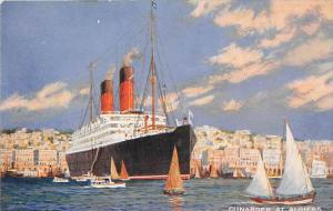 Cunarder Cruise ship at Algiers