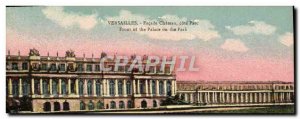 Old Postcard Facade Versailles Chateau