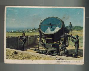 Mint WW2 Germany Air Force Luftwaffe Searchlight Unit Color Postcard RPPC