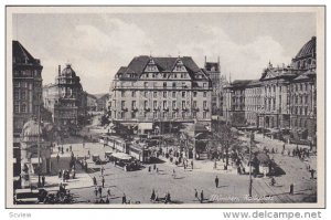 Street Cars, Muenchen, Karlsplatz, Bavaria, Germany, 10-20s