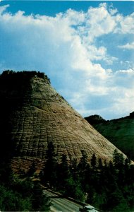 Checkerboard Mesa postcard, Zion National Park, Utah geo