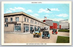 Hot Springs Arkansas~Broadway Hotel & Cafe~Princess Theatre~Citizen's Bank~1920s